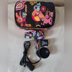 Amika mini hairdryer with case and accessories
